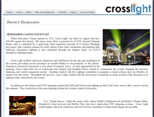 Tablet Screenshot of crosslightinc.com